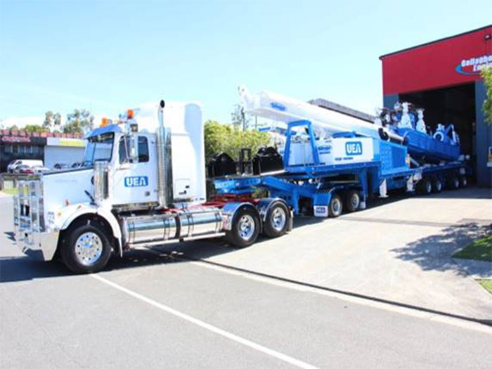 UEA’s Trenchless Division Takes Delivery of the New Gallagher 660 HDD Rig